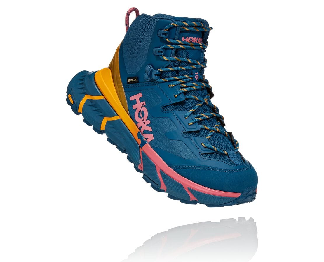 Hoka One One Tennine Hike Gore-Tex Philippines - Ladies Stability Running Shoes - Blue | UW5037142